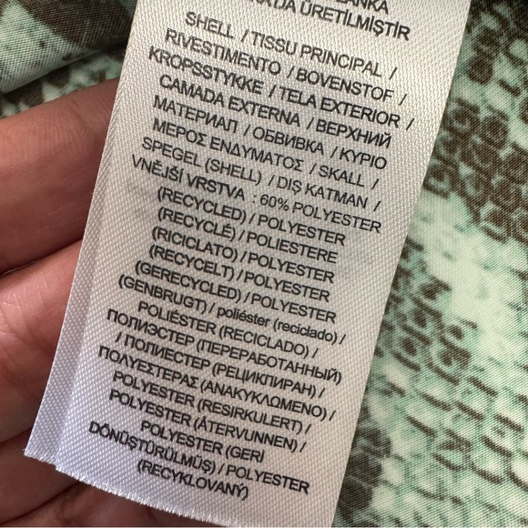 Ralph Lauren Snake Skin Long Sleeve Button Shirt Turquoise 3XL - Picture 4 of 10